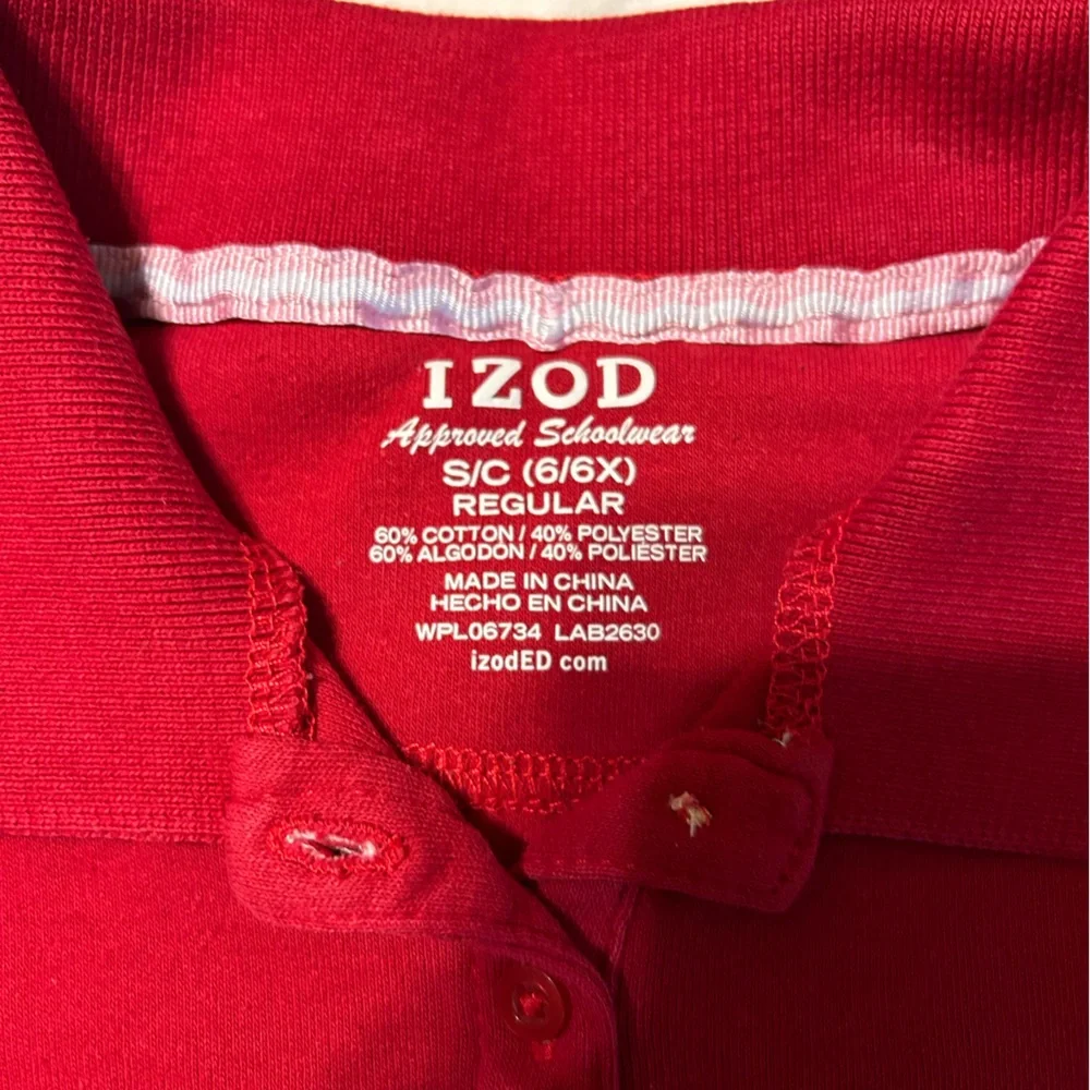The Children's Place / IZOD Long Sleeve Uniform Pique Polo - Lot of 2
